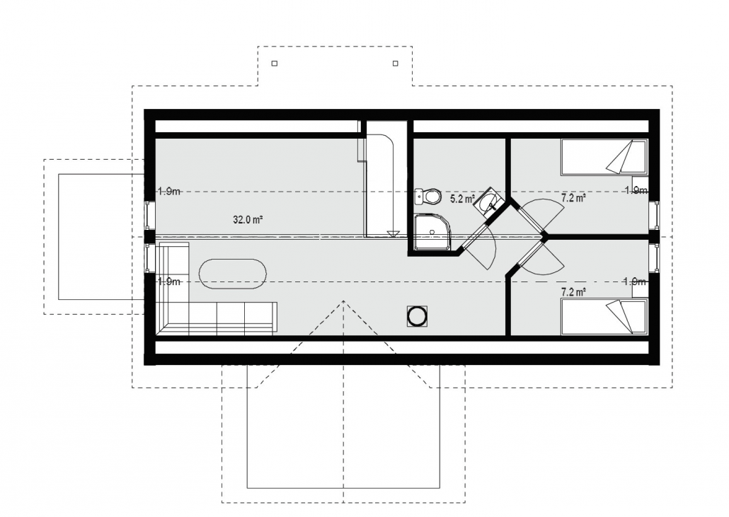 Планировка дома 2 этаж